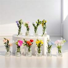 1/5/10/20/48 قطعة زهور محاكاة ثلاثية الأبعاد تضيء في الظلام، زجاجات ديكور منزلية، ديكورات مبتكرة للمكتب، ديكور السيارات، ديكورات الزفاف، هدايا الزفاف، طراز وألوان عشوائية، هدايا للاحتفال بالصيف أو العودة للمدرسة، لوازم المدرسة، ديكور الغرفة