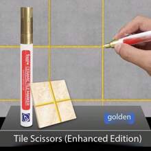 Kitchen Tile Caulking Pen Bathroom Wall And Floor Tile Gap Color Changing Pen Repair And Mildew Prevention Cement Caulking Pen 1PC