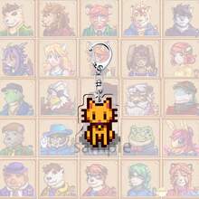 1pc Stardew Valley Animal Pixel-Art Keychain - Game Merchandise - Backpack Pendant - Holiday/Birthday Gift - Halloween/Christmas Gift - Toy - Multicolor - View 20