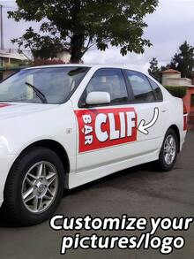 1Pc Custom Car Magnet Sign - Personalized Logo For Your Car, Van, Truck, Advertise Your Business, Self-Adhesive Magnetic Decal, Professionally Printed Die-Cut (Circular, Rectangular, Square), Car Accessories, Car Stickers, Refrigerator Decal, Ideal For Birthdays, Christmas, Holidays & More - Multicolor - View 1