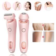 Women Bikini Trimmer, Women Electric Shaver, 2-In-1 Trimmer, Women Personal Groomer, Legs And Underarms Electric Razor