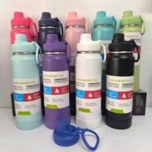 Garrafa Térmica De Vácuo,  Garrafa De Água De Aço Inoxidável 800ml