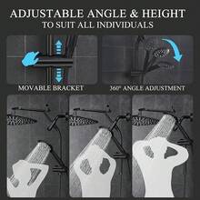 Veken 11.8 Inch Rain Shower With 6 Modes Handheld Water Spray,Upgraded 2-In-1 Slide Bar Shower Head,Wide Showerhead Combo For Bathroom Accessories, Adjustable Dual Shower With Arm,Silver Chrome - Black - View 5