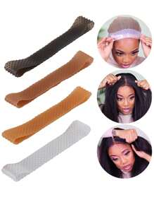 1PC Wig Grip Band, Non Slip TransparentHeadbands For Women, Natural Grip ComfortElastic Wig Grip Cap For Lace Wigs To Hold Wigs