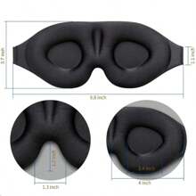 1PC Eye Mask For Sleeping 3D Contoured Cup Blindfold Concave Molded Night Sleep Mask Block Out Light With Women Men