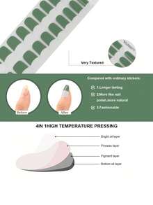 Nail Art Gel Sticker, UV Gel Nail Sticker, Nail Decorations - Multicolor - View 4