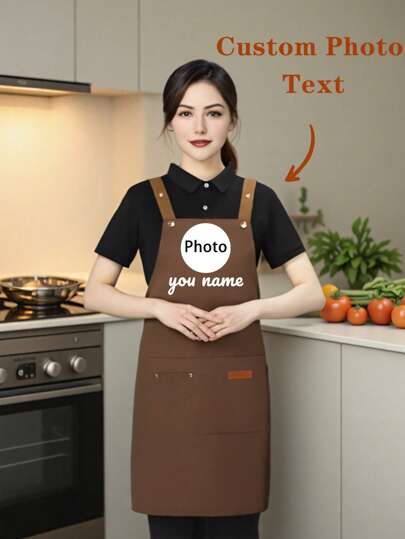 Delantal personalizado, delantales personalizados, delantales para el Día de la Madre, delantales para hombres, delantal de cocina personalizado, delantal personalizado, delantal con foto personalizada, regalo de cumpleaños, regalos para el Día de la Madre/Padre, delantal de cocina, delantal de mujer, delantal de BBQ personalizado, regalos para mamá/papá, regalo, regalo para ella