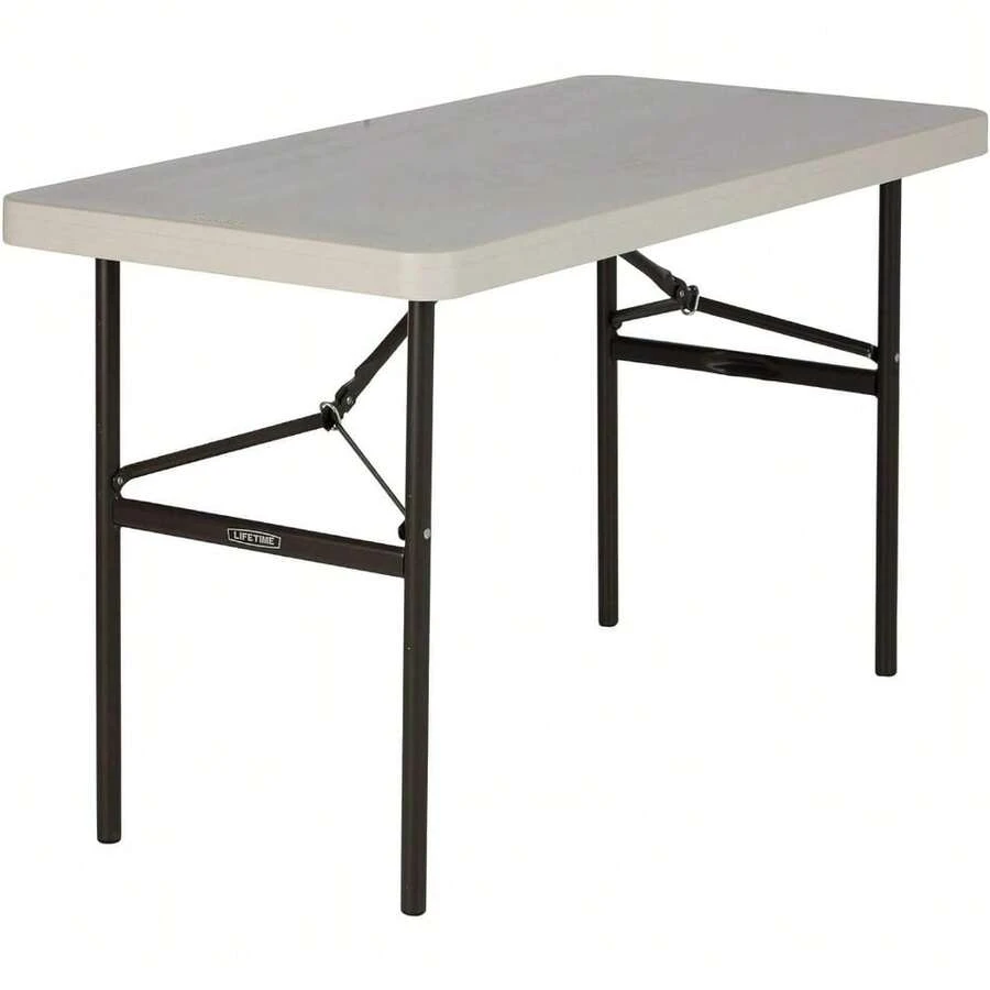 LUXURY  4-Foot (122cm) Commercial Folding Table - 121.92x71.12x73.66 cm - View 1