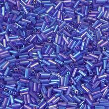 40g/Pack 4mm Tube Glass Seed Beads, Colorful Silvered Tube Beads For DIY Boho Style Bracelets And Necklaces Crafting, Summer - Beads - View 17