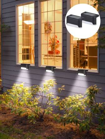 4/8/12/16 stuks op zonne-energie werkende padverlichting, waterdichte buitentrapverlichting, tuin, hek, patio decoratieve landschapsverlichting