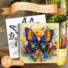 24-Page Cute Kitchen-Themed Coloring Book - Featuring Vibrant Colorful Adorable Animals, Stress-Relief Art Sketch Book, Suitable For Teens And Adults - Perfect Gift For Birthdays, Holidays And Special Occasions, Ideal Coloring Book For Girls - Kitchen Fun - View 2