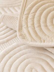1 pièce Housse de canapé en sherpa de couleur unie, style minimaliste simple avec motif floral étoilé, antidérapante et anti-rayures pour protéger le canapé, décoration de maison convenant à toutes les saisons