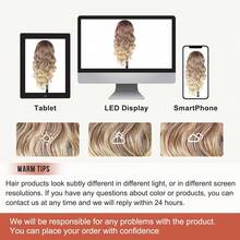 V Part Wig Glueless Synthetic Body Wave Long Wavy Wigs Upgrade U Part Wigs For Black Women Clip In Thin Part V Shape Wig Hair Extensions 24inch - t4/33/15 - 查看 7