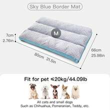 Large Dog Bed Plaid Velvet Removable Dog Mat Cat Nest Suitable For Large Medium Small Dog Cat, Indoor Home Outdoor Car Cushion, Oeko-Tex & Sedex Certified Bedding Factory Origin, Spring/Summer - Multicolor - View 21