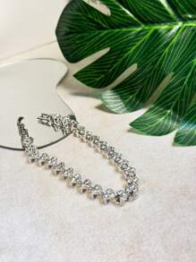 1pc Ultra-brilhante Natural Cristal Contas Estilo Romano Pulseira, Design Unissex Adequado Para Dia Das Mães, Dia Dos Namorados, Presente Para Parceiros