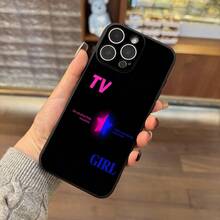 A Gradual Change Of Pink And Blue Star Pattern Phone Case For The Apple17 17Air 17Pro 17 ProMax 16 15 14 13 12 11 Pro Plus Max Series, With Lens Protection, Shock And Drop Resistance, Perfect For Your Own Use Or Gift. - 黑色 - 查看 1