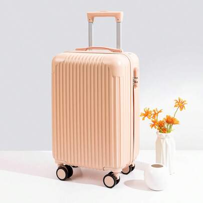20 英寸行李箱套装，密码保护手提箱，耐用万向轮随身旅行箱，男女通用毕业包，适用于学校、学校配件、学校用品