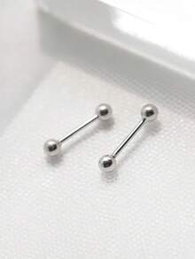 1 Pc S925 Sterling Silver Belly Button Zirconia Belly Button1 Pcs S925 Sterling Silver Belly Button Zirconia Belly Button Silver Navel Rings Small Belly Button Mimi Belly Jewelry Silver Navel Rings Small Belly Button Mimi Belly Jewelry - Single Belly Button Nail - View 6