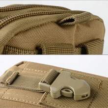 Sac de taille de téléphone durable Sac banane tactique Camouflage Pack de sport extérieur Course Pochette de rangement multifonctionnelle