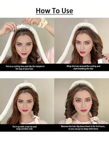 12pcs Sleep & Hair Styling Tool Set, Includes Curling Iron, Face Massager, 1pc Silk Pillowcase, Queen Set For Hair & Skin, Heatless Silk Curlers, Overnight Curlers, 1pc Soft Sleep Mask, Women Face Massage Roller, Hair Care Products & Accessories, Travel Essentials