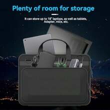 Hard Shell Briefcase Carrying Case Compatible For 18 Inch ASUS ROG Strix Scar 18 ASUS ROG Strix G18 Gaming Laptop 17.3 Inch ASUS ROG Strix Scar 17 ASUS ROG Strix G17 Gaming Laptop Bag - Black-forAsus17.3-18Inch - View 2