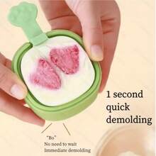 1/3pcs Multi-Layer Ice Cream Mold Summer Homemade Ice Cream Mold Silicone Popsicle Popsicle Popsicle Box Home DIY Ice Cream Dessert