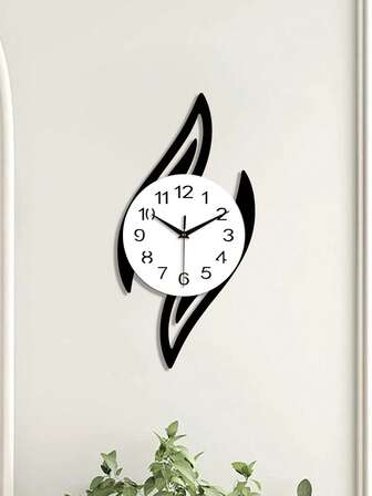 1 Stück, große Wanduhr, kreatives und minimalistisches Design, leise und ohne Ticken. Geeignet für Wohnzimmer, Schlafzimmer, Raumdekoration, Heimdekoration, Küche, Bürodekoration. Geburtstagsgeschenk, Einweihungsgeschenk Wanduhr Schlafzimmerdekoration Studentenwohnheim Dekoration Schulanfang