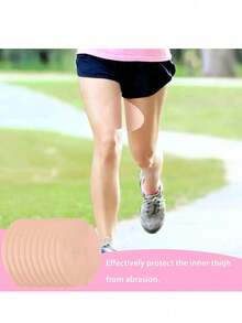 5/10pcs Thigh Chafing Guards, Unisex Elastic Thigh Protector To Prevent Chafing Walking, Clear Invisible Anti-Chafing Thigh Bands, Transparent Waterproof Stickers, Waterproof And Breathable, Belt, Stickers - Multicolor - View 5