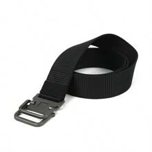 Women's Denim Jeans Belt, Summer Double-Ring Buckle Waist Canvas Belt, Studentstyle No-Hole Casual Military Vintage Belt