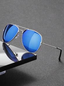 1 件男士经典优雅商务时尚眼镜，复古无框镜架适合驾驶、钓鱼、航海、运动、度假、海滩、摄影、阅读、电脑使用 - 彩色 - 查看 5