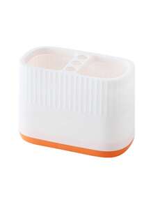 Multifunction Desk Organizer Pen Holder, Dual-Color Student Office Supply Caddy, Creative Large Capacity Pencil Case , Back To School Gifts - Multicolor - View 13