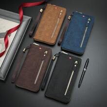 Men's Multi-Card Slots Wallet Multi-Functional Fashion Casual Long Zip Wallet Suitable For Travel Versatile For Men Wallet Mini Wallet Purse Wallet Long Wallet Wristlet Wallet Wallet Wallet Keychain - Multicolor - View 1