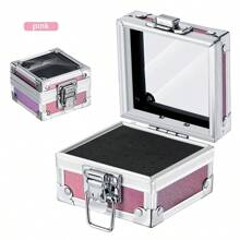 JEARLYU Scatola portautensili per punta trapano per unghie con 25 fori, organizer portatile per manicure, espositore di vari colori, portautensili da tavolo