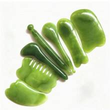 Barra de masaje de acupresión facial, raspador de masaje facial y de belleza para los ojos (no de cuerno de buey), bolígrafo de masaje de meridianos para todo el Body