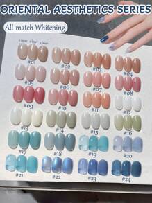 10ml Spring Summer Nails Popular Jelly Jade Ice Transparent Nude Pink Blue Green Gel Nail Polish All-Match Kit Phototherapy Gel Used In Nail Salon Nail Art Manicure Diy Women Gift Nail Supplies