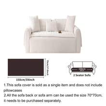 1pc Bohemian Style Sofa Cover, Quilted Thick Plush Fabric, Machine/Hand Washable, Non-Slip Pet Friendly Sofa Protector, Soft & Comfortable Polyester, Suitable For Living Room, Bedroom, Office Room Decor Home Decor Couch Cover Sofa Covers Living Room Decor