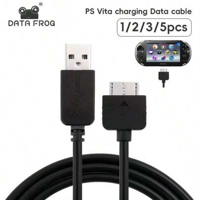  DATA FROG 1-2-3-5pcs USB Transfer Data And Charging Cable For Play Station PS 1000 PSV1000 Power Adapter Wire