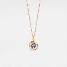 1 Piece Custom Photo Rose Flower Projection Necklace Stainless Steel Pendant Best Friend Gift - Multicolor - View 11