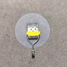 4个装香肠嘴卡通挂钩强力无痕粘钩适用于厨房、浴室、卧室壁挂挂钩、皮带钩 - 彩色 - 查看 5