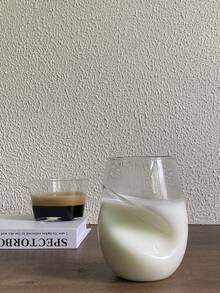 1个500毫升可重复使用玻璃咖啡杯，耐热硼硅酸盐玻璃杯，创意透明玻璃杯，多用途厨房和餐厅用杯，适用于冷热饮料、水、拿铁、茶、冰淇淋、冰咖啡、牛奶、果汁等。 - 彩色 - 查看 7