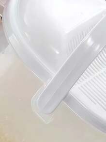 1 pièce Lave-riz et grain sans les mains, Passoire à riz, Tamis à riz, Lave-riz automatique rapide et paresseux, Panier de drainage à double flux, Panier de lavage de riz, Panier de rangement, Ustensiles de cuisine, Passoire de cuisine avec poignée pour le riz, les haricots, les raisins et les petites tomates