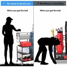 Golf Storage Rack Organizer For Garage Extra Large Golf Bag Stand For 2 Bags Club Holder - Black - View 7