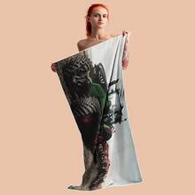 1 件卡车图案沙滩巾，大尺寸沙滩毯，户外沙滩地毯，适合旅行露营游泳度假，完美的礼物，海滩必备夏季浴室装饰海滩必需品