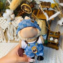 17cm Plush Doll Removable Outfit, Party Sitting (Shoes Not Included) - Multicolor - View 4