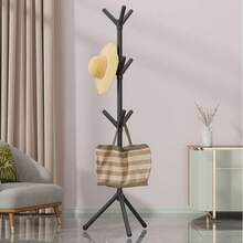 Household Simple Floor Assembly Tree Shape Coat Rack Bedroom Standing Clothes Rack Hallway Hanger - Multicolor - View 7