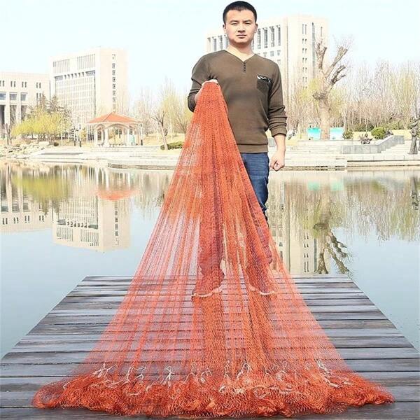 A Fishing Net With Tire Line Material, Height Of 2.9m, Unfolded Diameter Of About 3.6m, Three Specifications