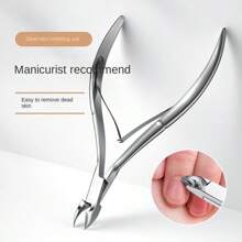 [Stainless Steel] Nail Scissors For Nail Salon Manicure Peeling Tool Push File Pliers Nail Groove Trimming