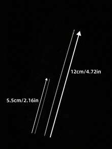 10/30/50pcs/Set Stainless Steel Jewelry Tool, Simple Bead Threading Needle For Craft