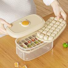 1pc Ice Cube Mould 8/28/56 Grids Ice Cube Tray With Lid With Ice Scoop And Storage Box Summer Home Kitchen Essential Ice Maker