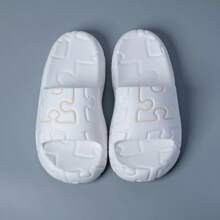 Men's Soft Comfortable Slippers, Fashion Hollow Design, EVA Non-Slip Sole, Suitable For Indoor & Outdoor/Beach, Wear-Resistant, Slippers